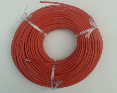 Силовой силиконовый кабель 8 AWG (красный) Силовой силиконовый кабель 8 AWG (красный)