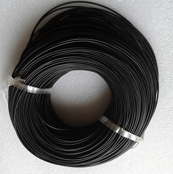 Силиконовый кабель 22 AWG (чёрный)