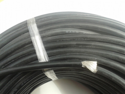 Силовой силиконовый кабель 6 AWG (чёрный) Силовой силиконовый кабель 6 AWG (чёрный)