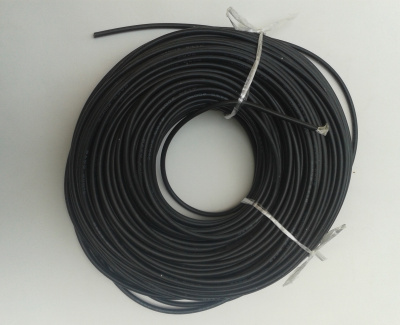 Силовой силиконовый кабель 8 AWG (чёрный) Силовой силиконовый кабель 8 AWG (чёрный)